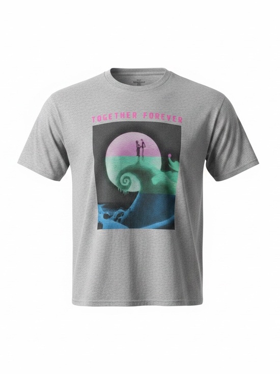 Disney Tops - Nightmare Before Christmas Jack & Sally “Together Forever” Graphic Tee Women Xl